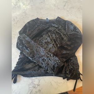 It is black kids short worn 1